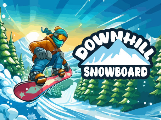 Downhill Snowboard online game screenshot