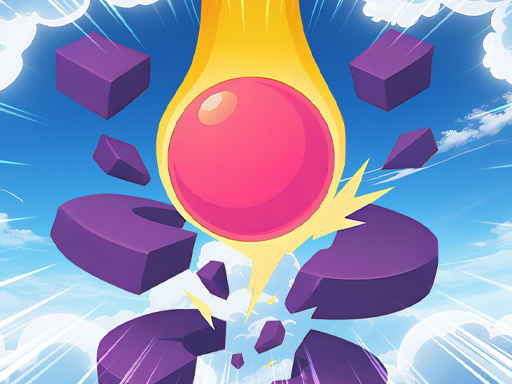 Fruit Helix Jump online game screenshot