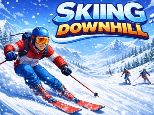 Skiing Downhill online game screenshot